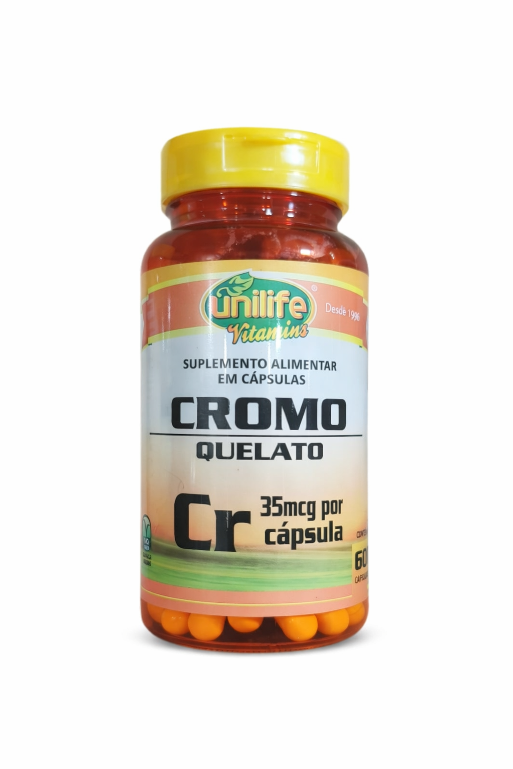 Cromo Quelato 35mcg 60 Cápsulas – Unilife