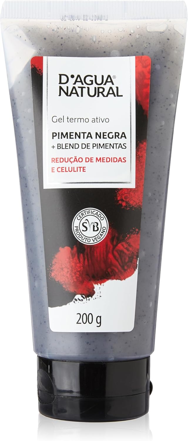 Gel Seca Barriga Termo Ativo Pimenta Negra 200G