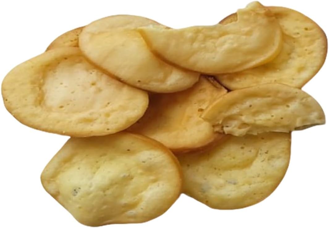 Chips de Queijo Provolone Borda Rosa.