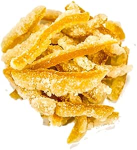 Tiras de Laranja Cristalizada.