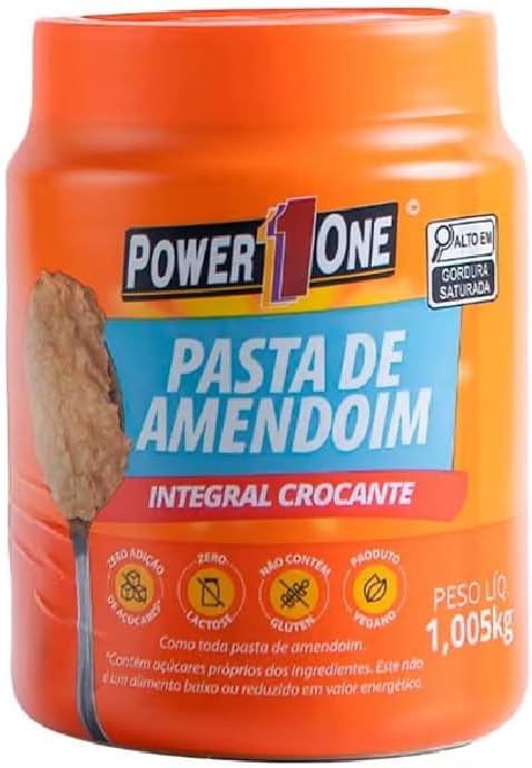 Pasta de Amendoim Crocante 1,005Kg - Power One