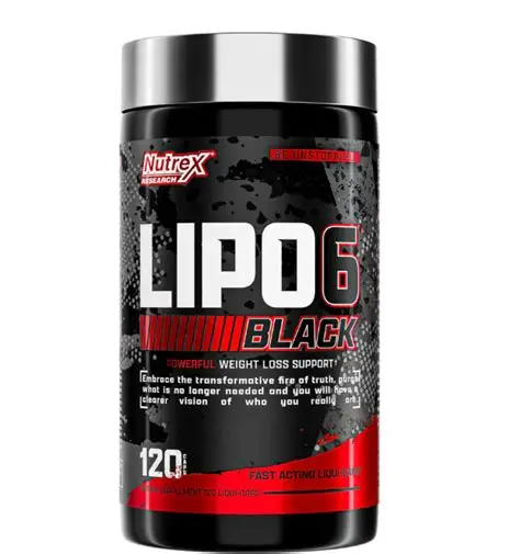 Lipo 6 Black Ultra Concentrado 120 Cápsulas - Nutrex